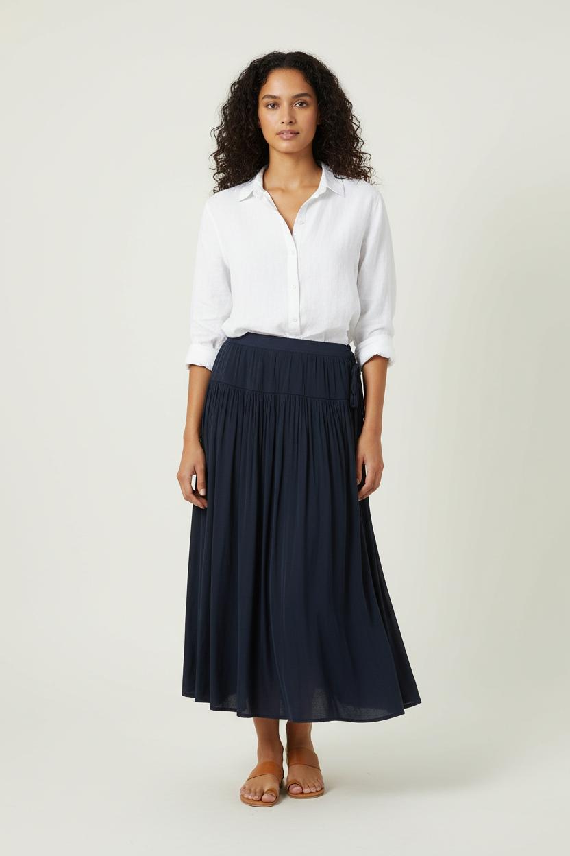 Jupe Longue Bleue - Taille M/38