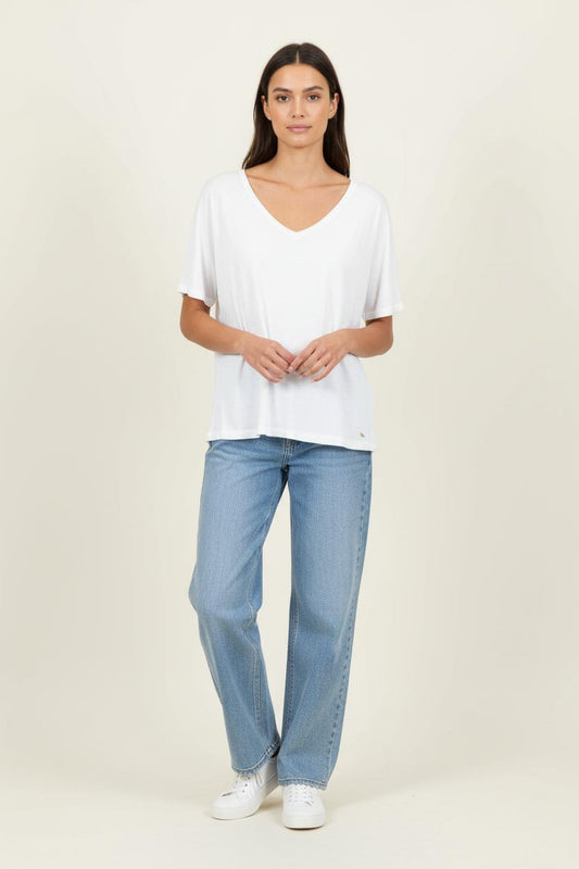 Tee-shirt Blanc - Taille XL/42