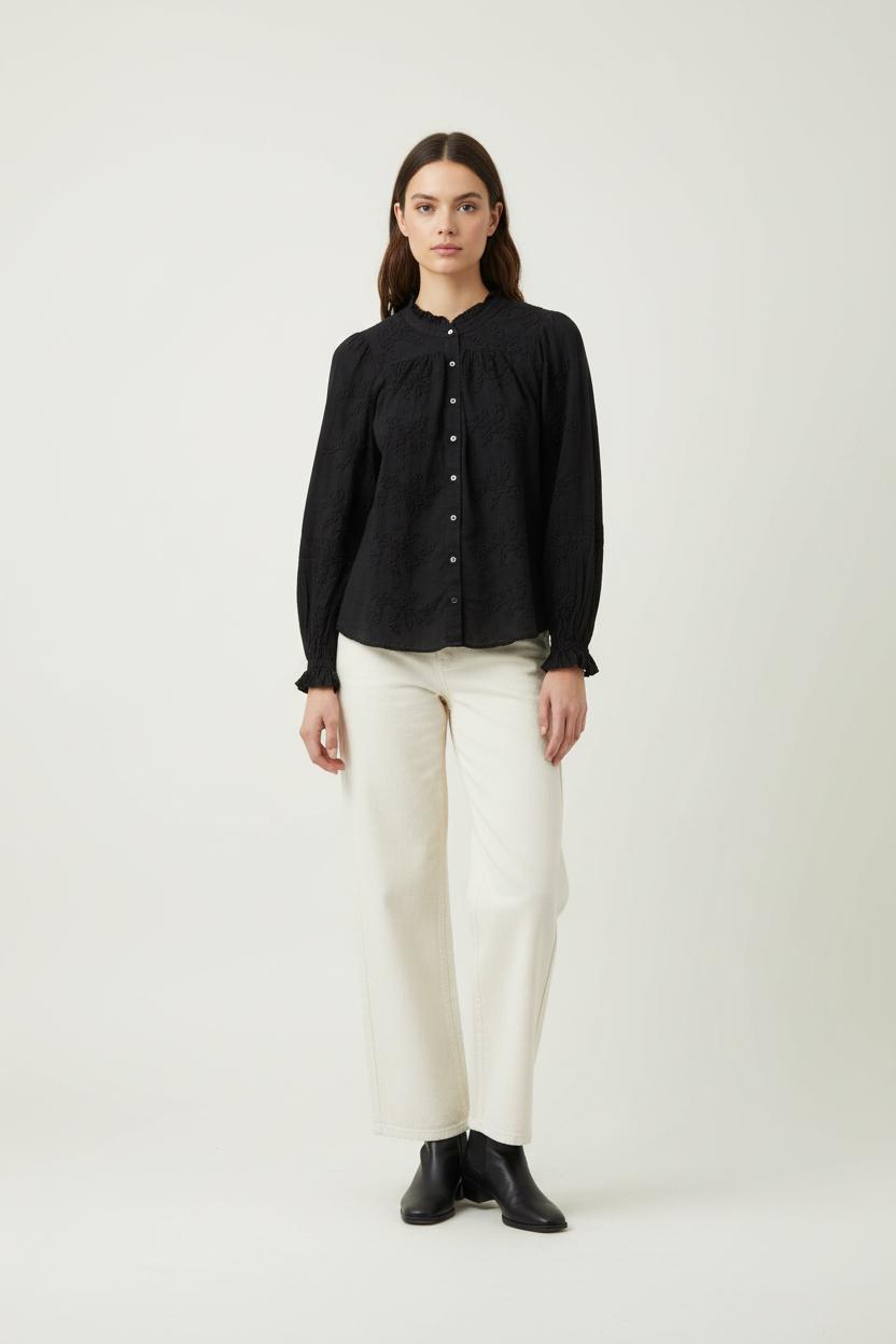 Blouse Noire - Taille M/38