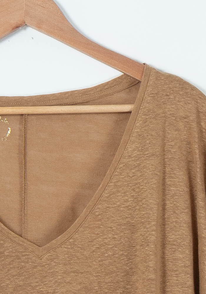 Tee-shirt Marron - Taille XL/42