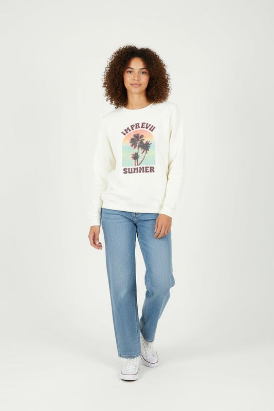 Sweat-shirt beige - Taille XS/34