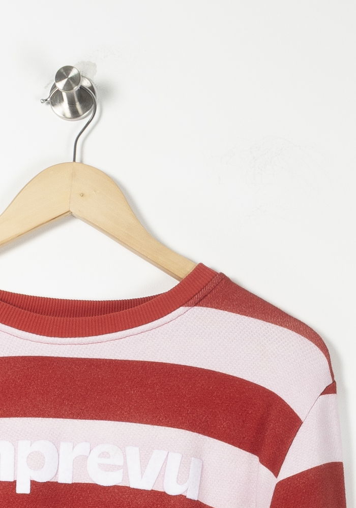 Sweat-shirt Rouge et Blanc - Taille XS/34