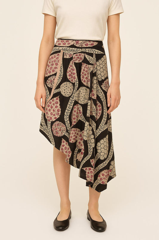 Jupe Asymétrique Multicolore - Taille S/36