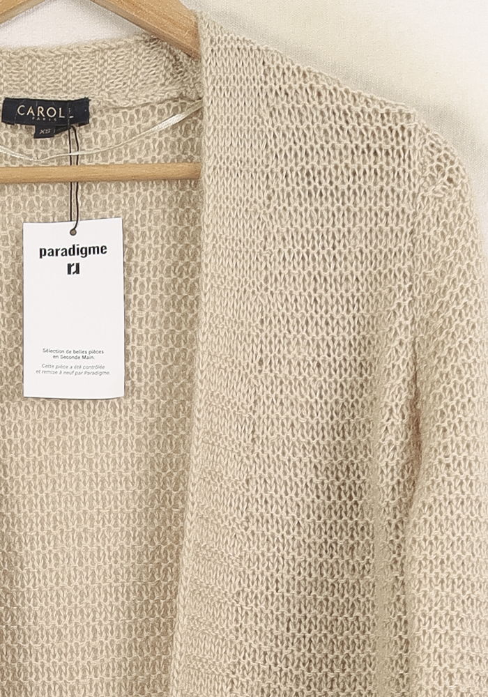 Cardigan Beige - Taille XS/34