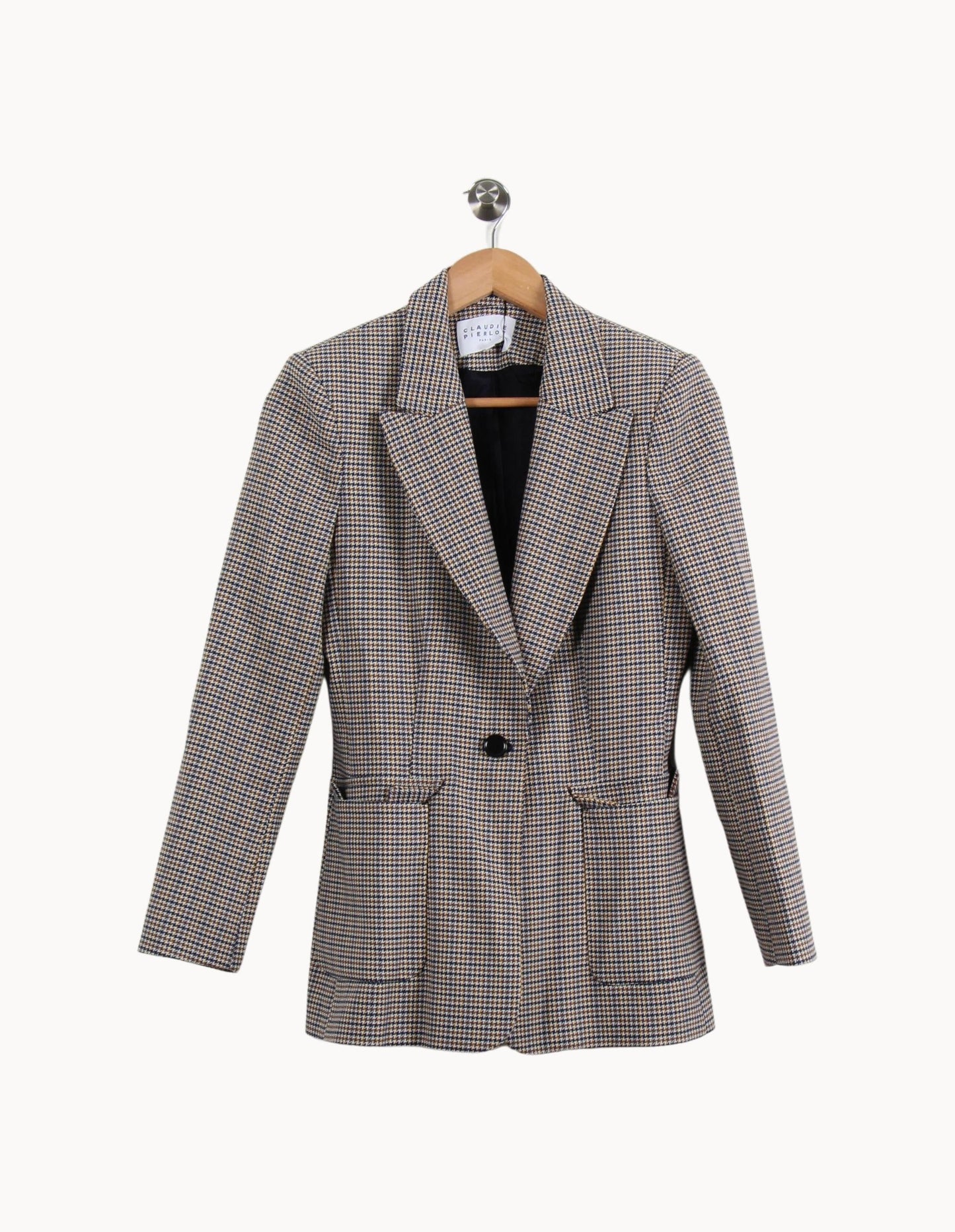 Blazer Beige et Bleu - Taille S/36