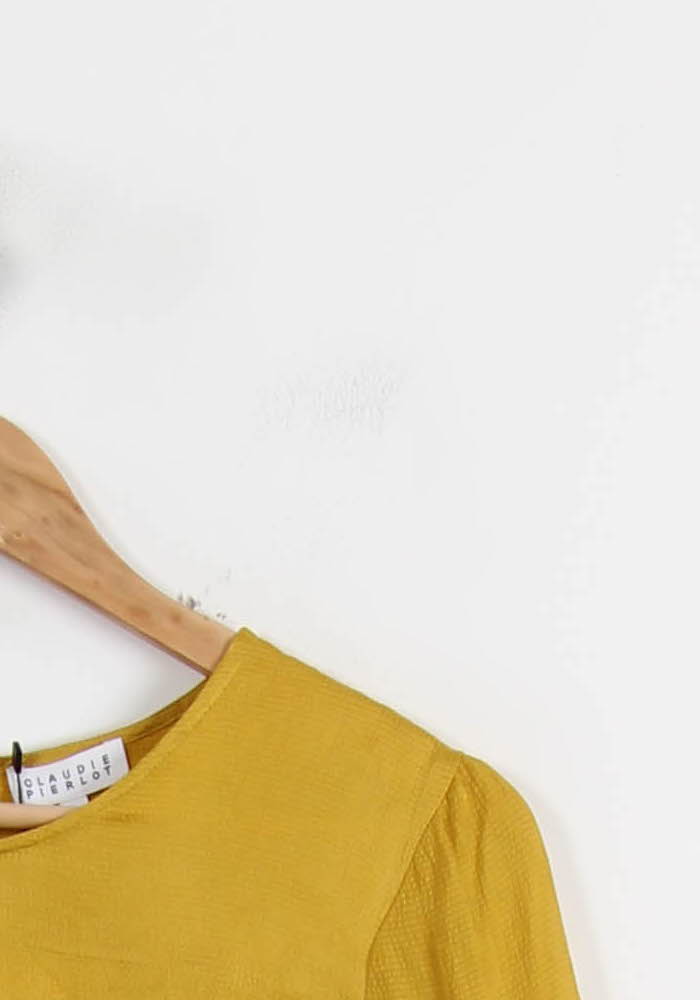 Blouse jaune - Taille S/36