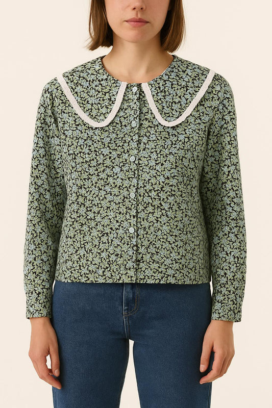 Blouse multicolore - Taille M/38