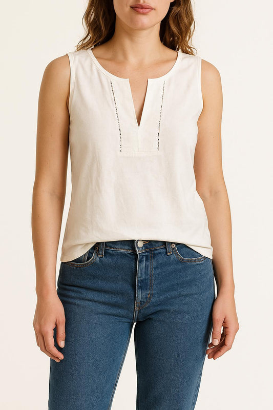 Débardeur Blanc - Taille S/36