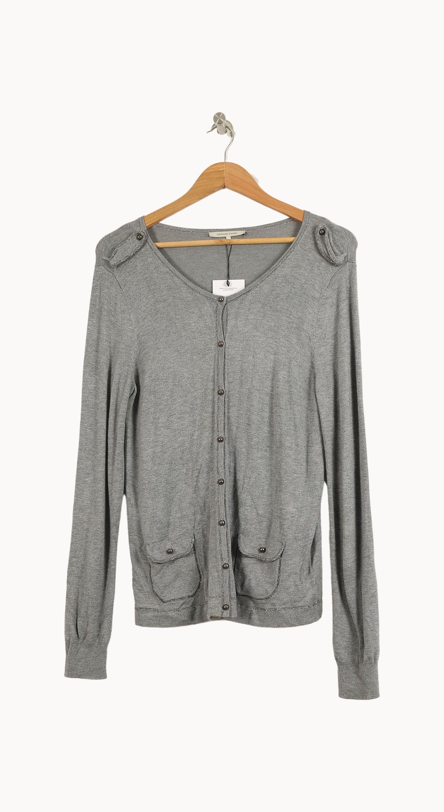 Cardigan Gris - Taille M/38