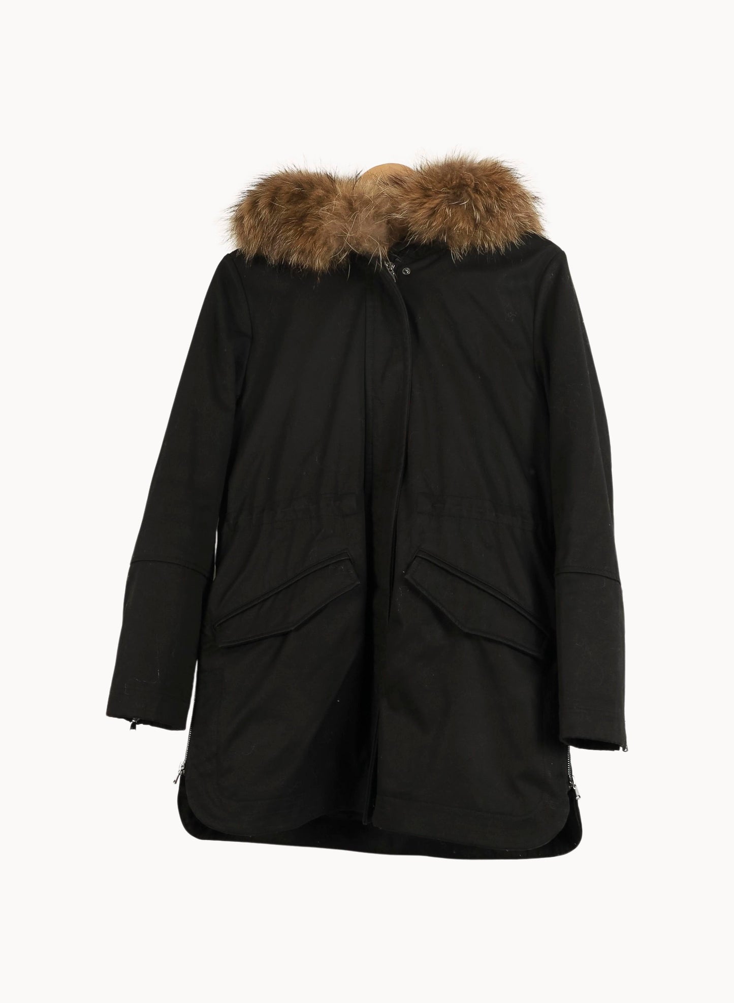 Parka Noir et Marron - Taille M/38