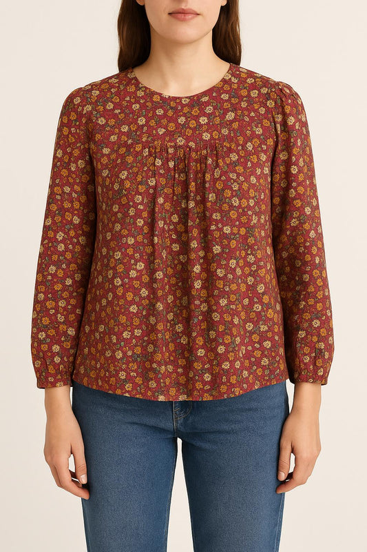 Blouse multicolore - Taille M/38