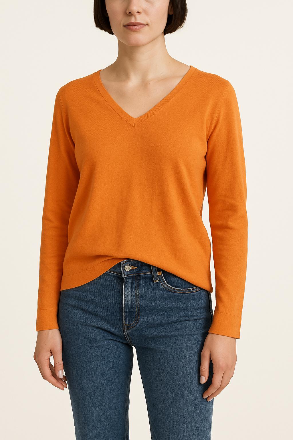 Pull Orange - Taille S/36
