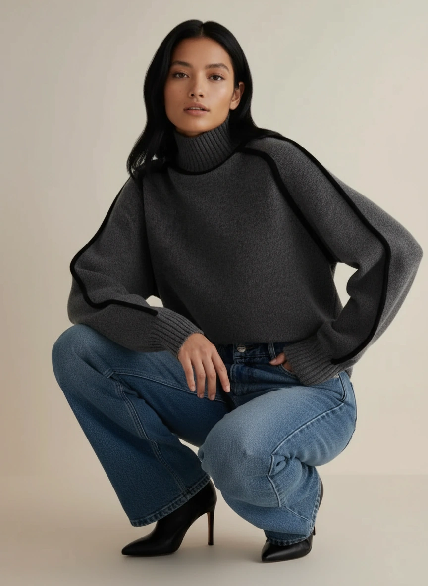 Céline™ | Pull Col Roulé Essentiel
