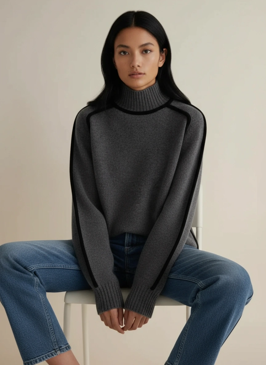 Céline™ | Pull Col Roulé Essentiel