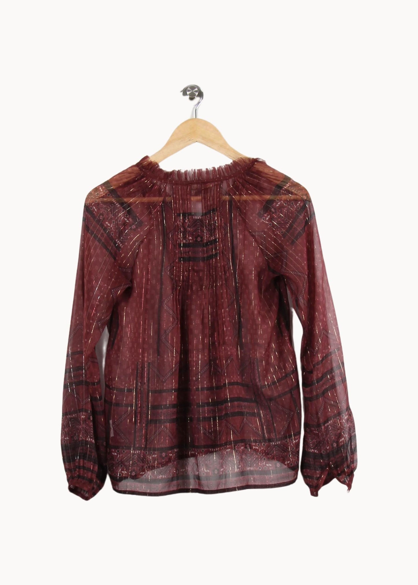 Blouse Bordeaux - Taille S/36