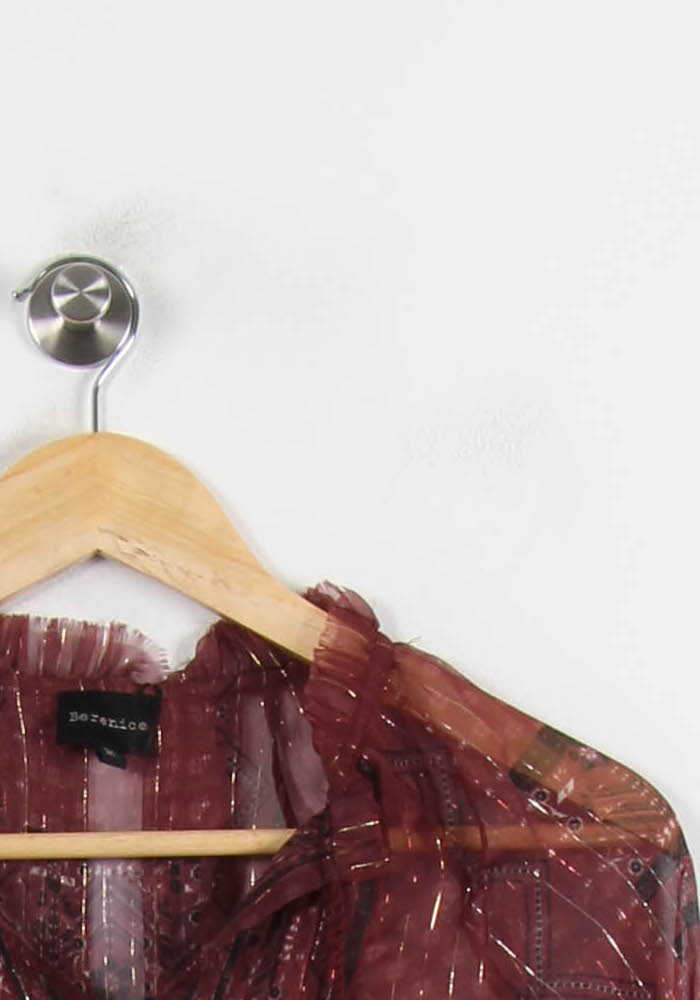 Blouse Bordeaux - Taille S/36