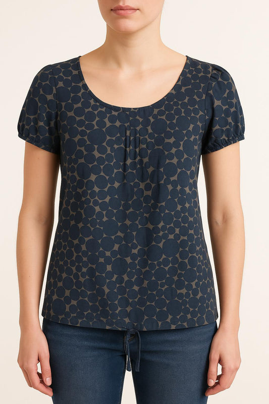 Blouse Bleu et Gris - Taille XS/34