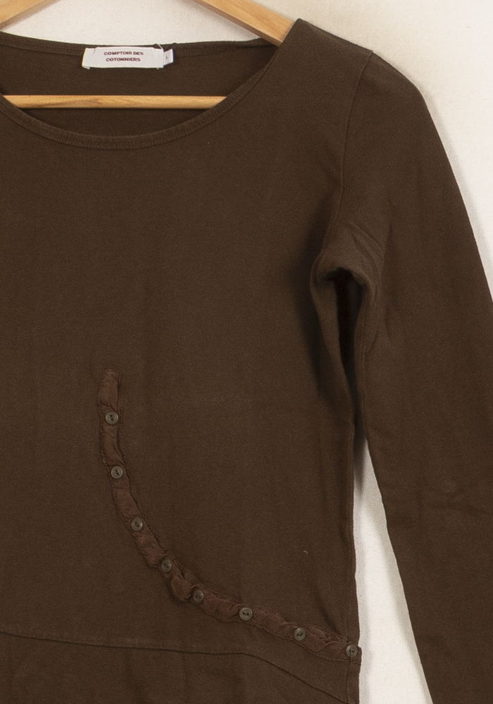 Tee-shirt Marron - Taille L/40