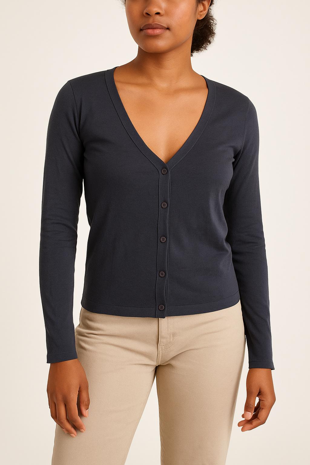 Cardigan Gris - Taille L/40