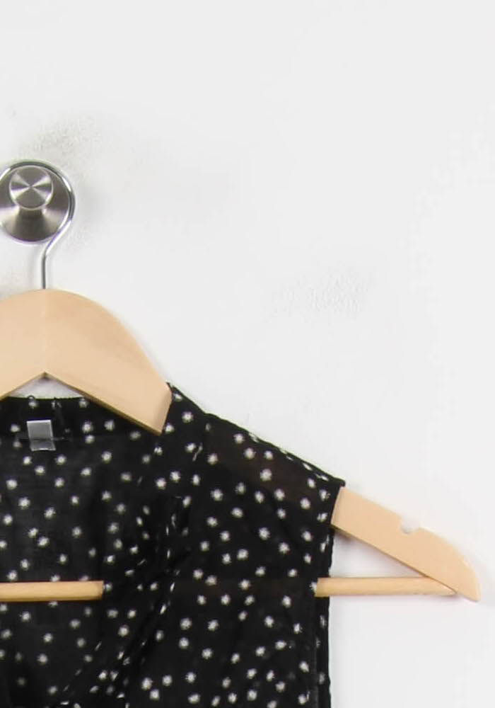 Blouse Sans Manches Noire et Blanche - Taille S/36