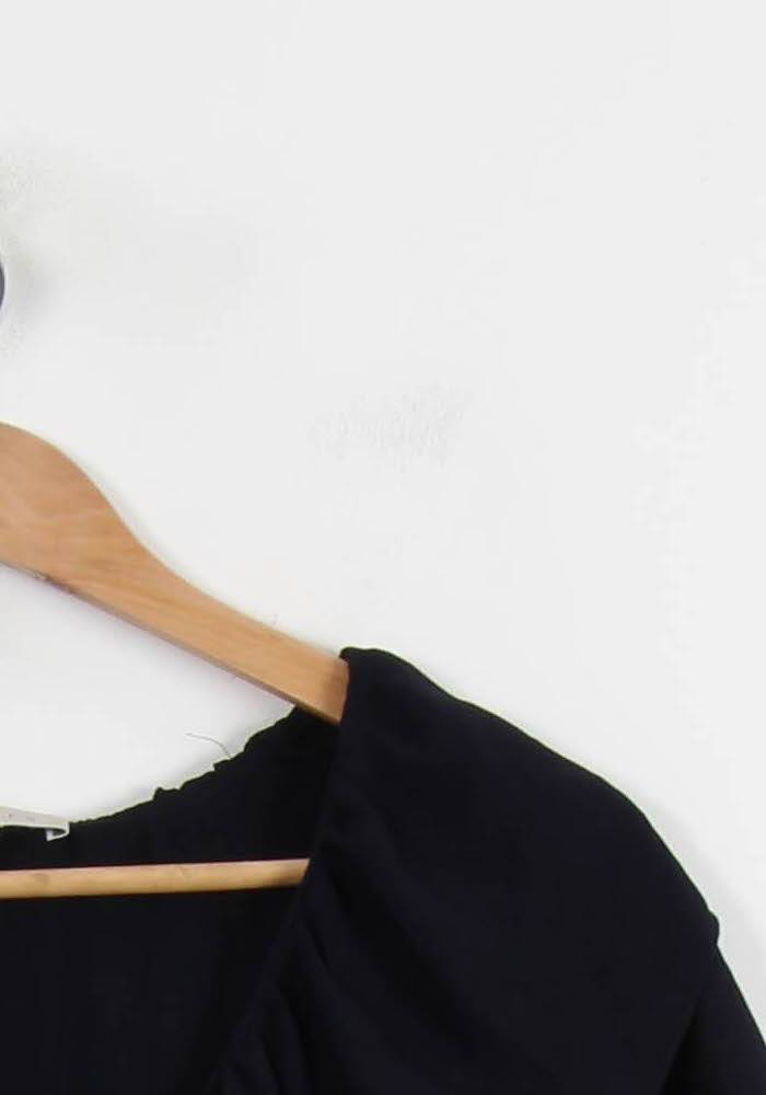 Blouse Volant Bleu - Taille S/36