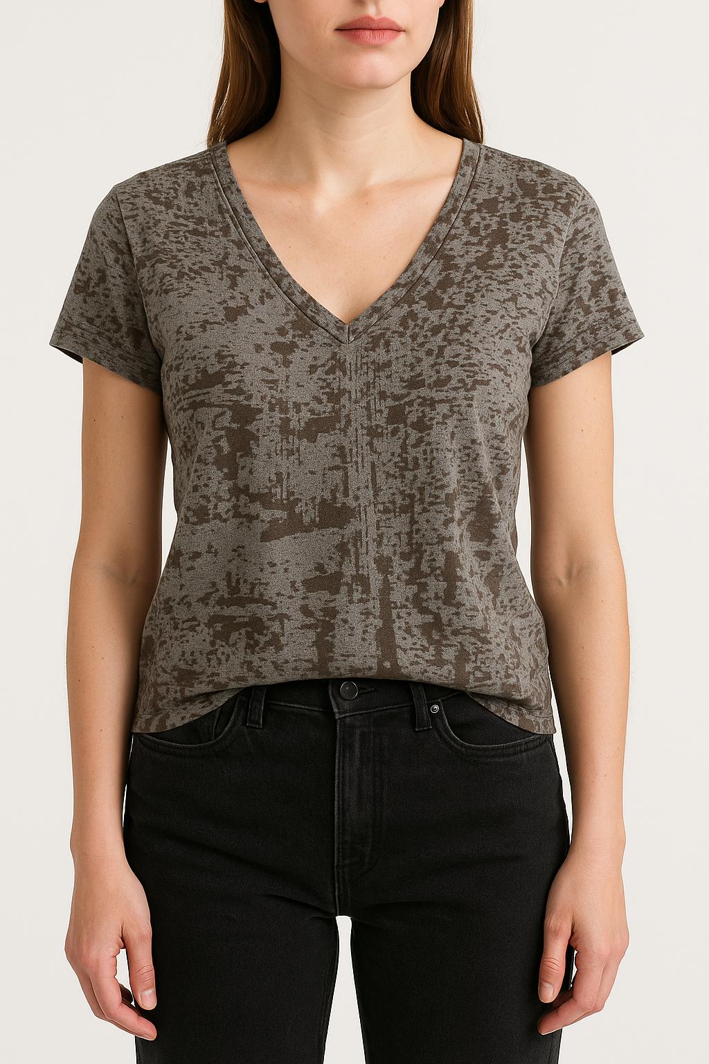 Tee-shirt Gris et Noir - Taille M/38