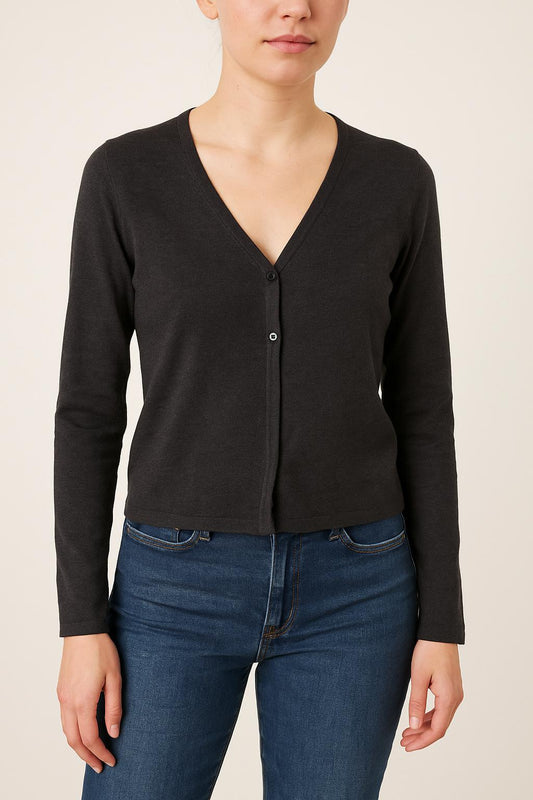 Cardigan Gris - Taille S/36