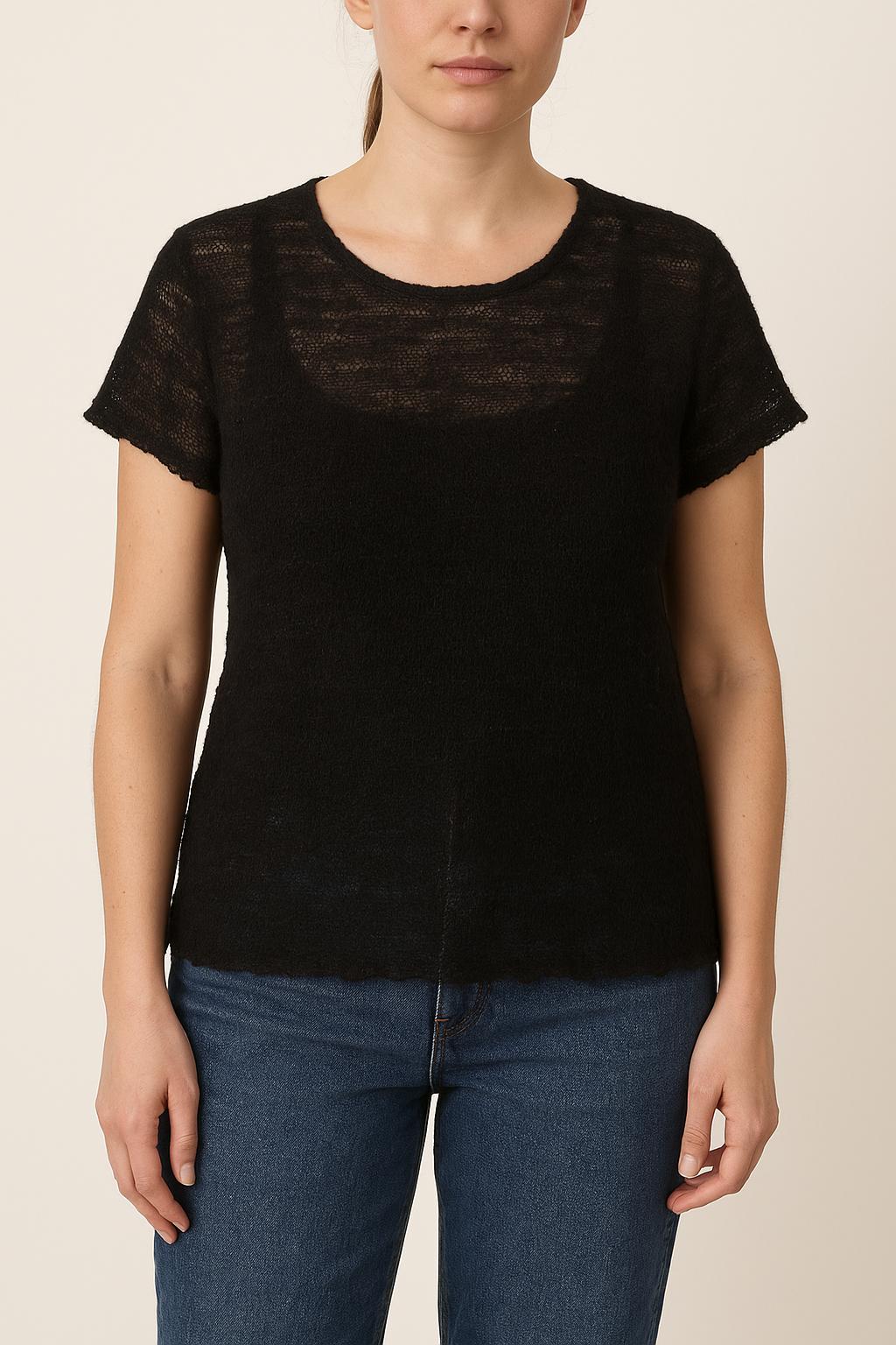 Tee-shirt Noir - Taille XL/42