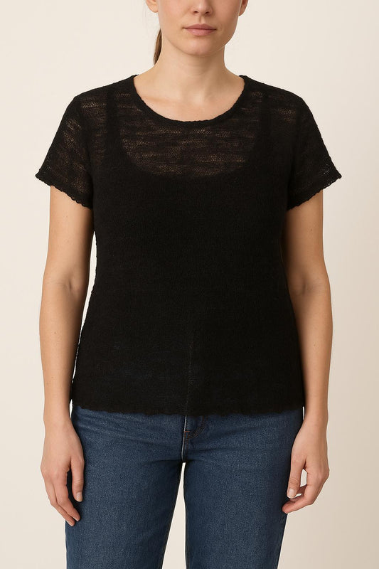 Tee-shirt Noir - Taille XL/42