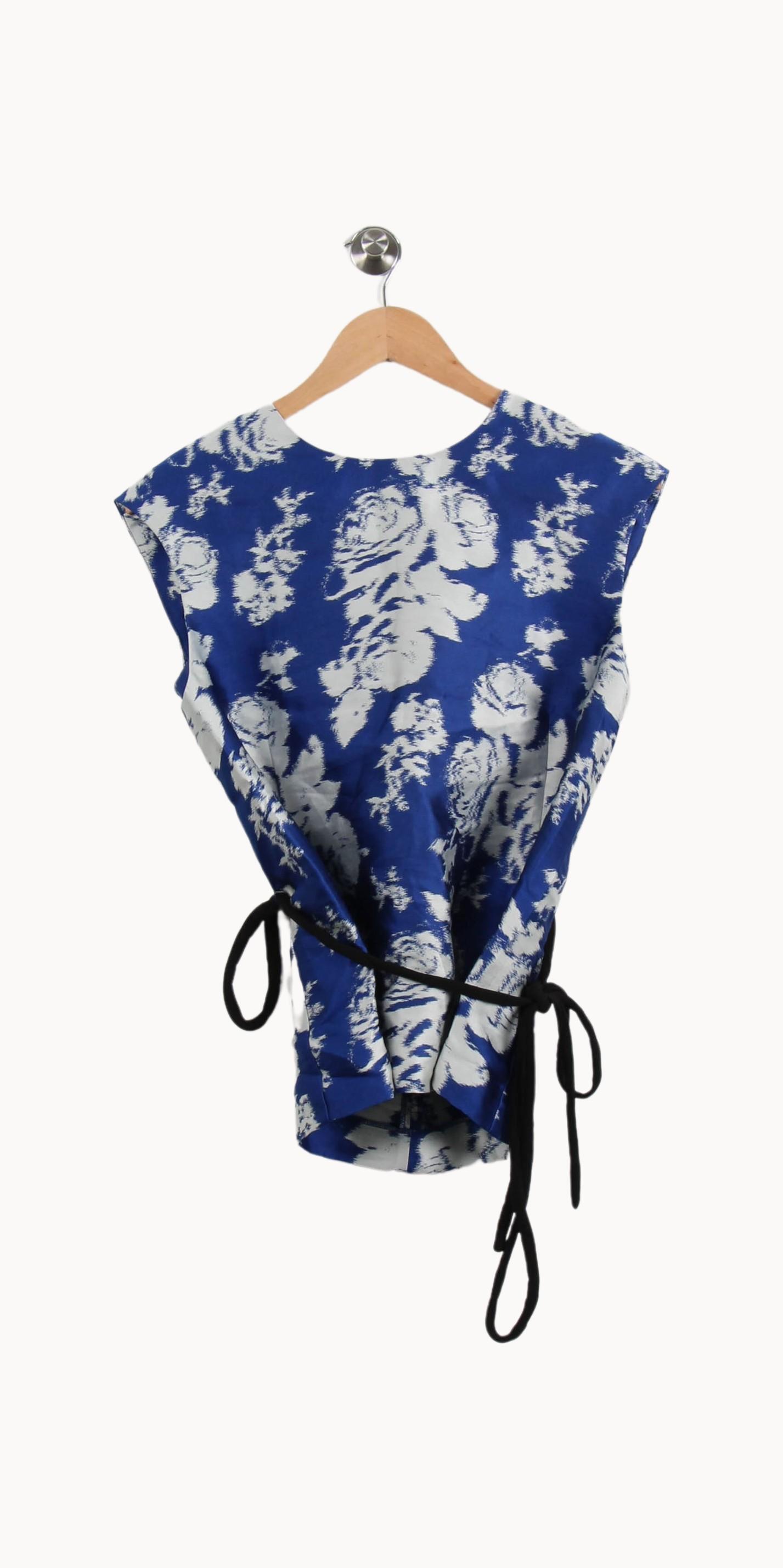 Blouse Bleu et Blanc - Taille S/36