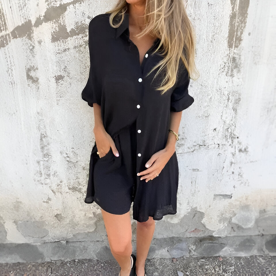 Sora™ | Ensemble Blouse et Short Uni