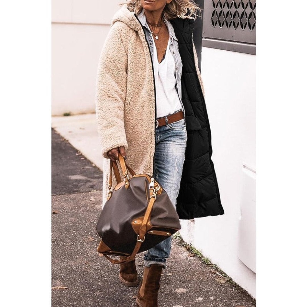 Sophia | Manteau réversible élégant et confortable