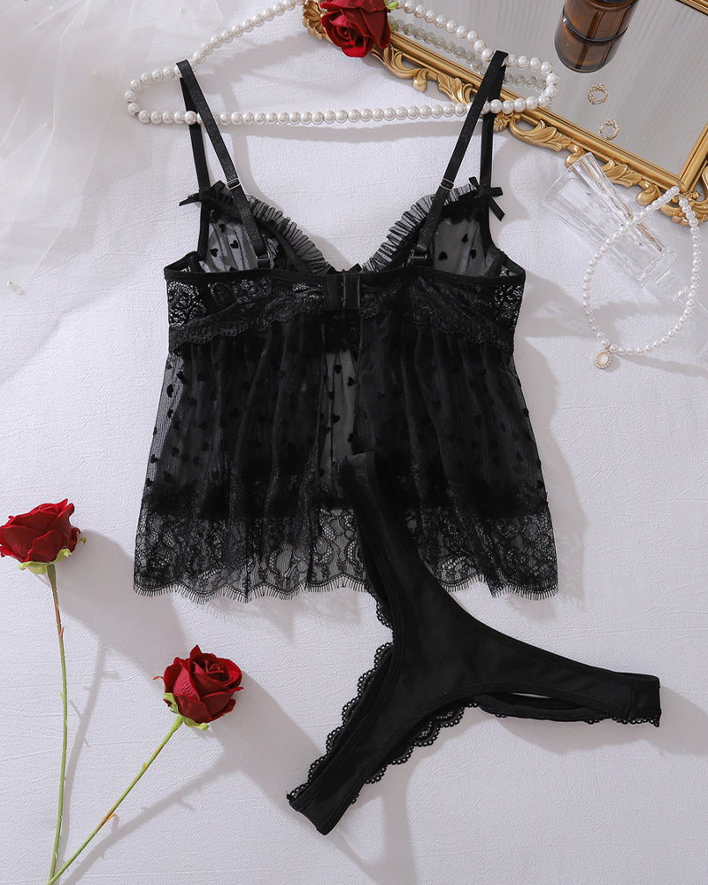 Rosa™ | Ensemble haut et bas en maille sensuelle