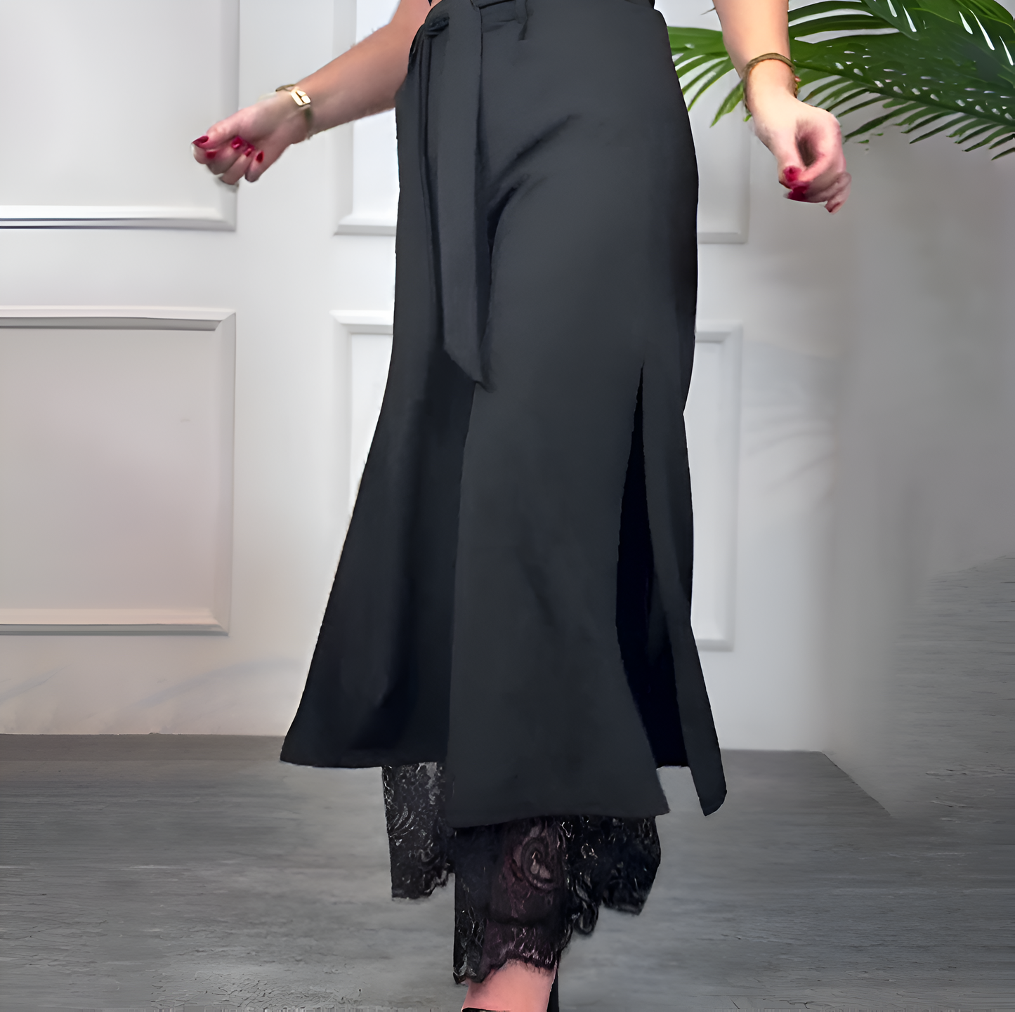 Sophie™ | Pantalon Large avec Dentelle