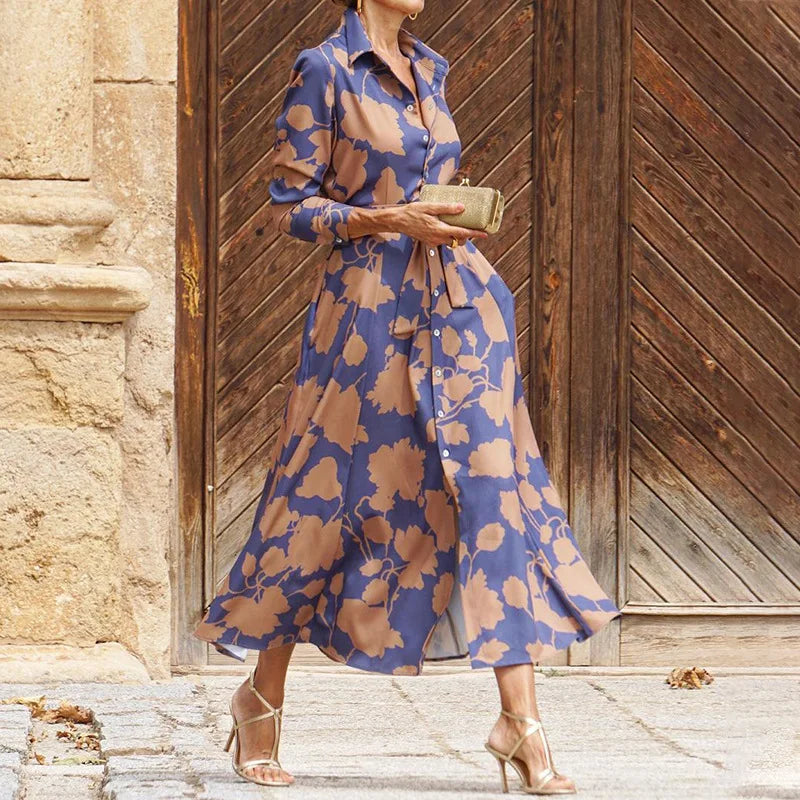 Claire™ | Robe élégante à imprimé floral
