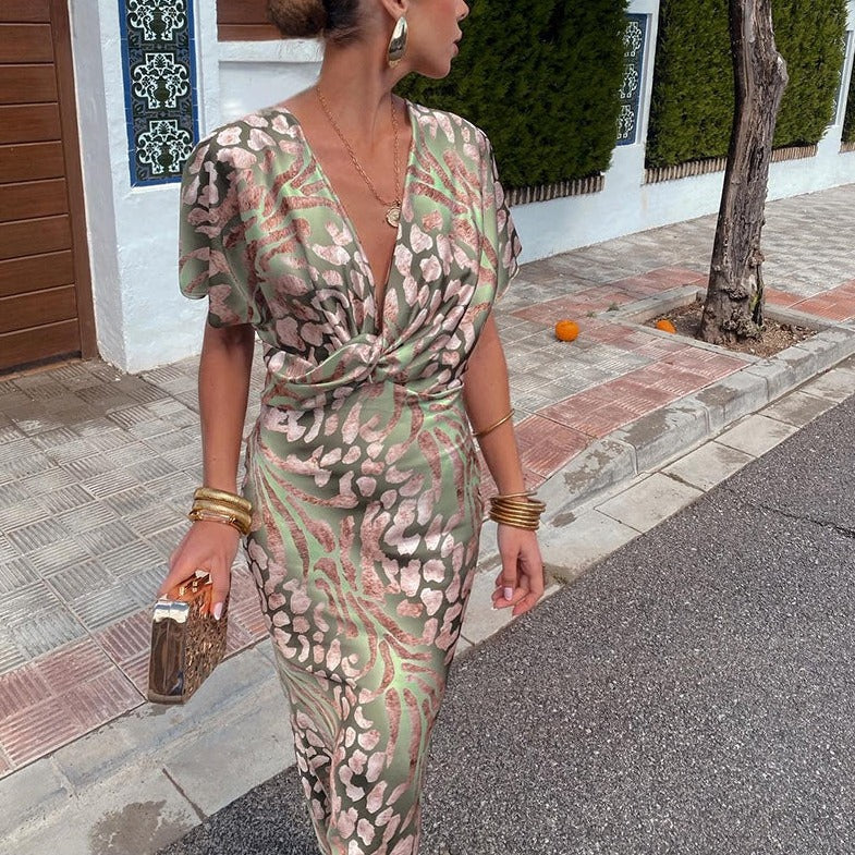 Lilas™ | Robe Maxi Luxe Douce Comme de La Soie