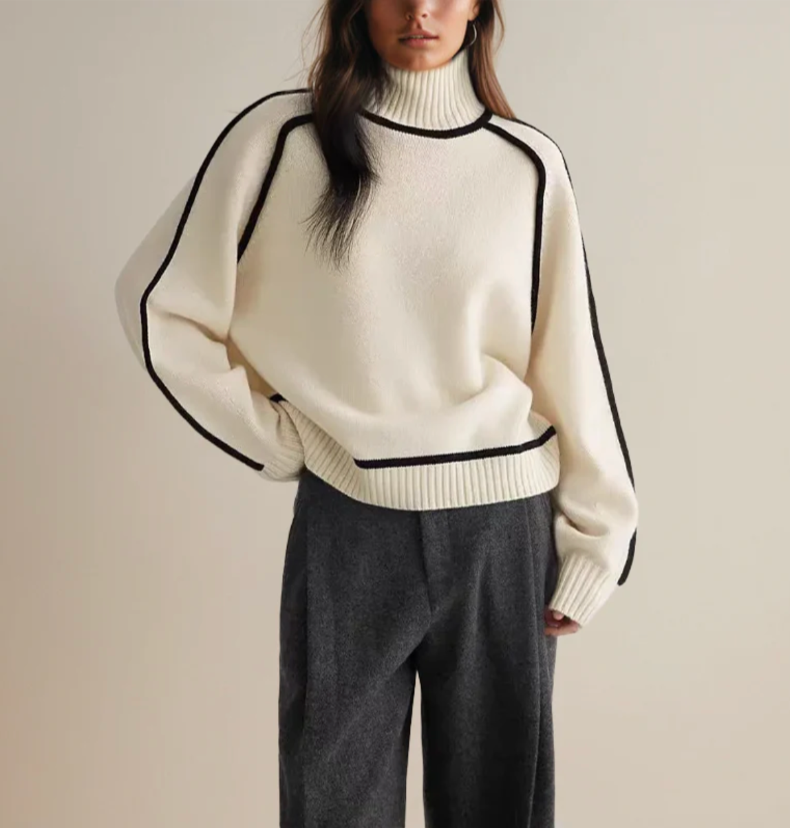 Céline™ | Pull Col Roulé Essentiel