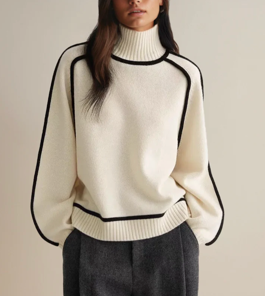 Céline™ | Pull Col Roulé Essentiel