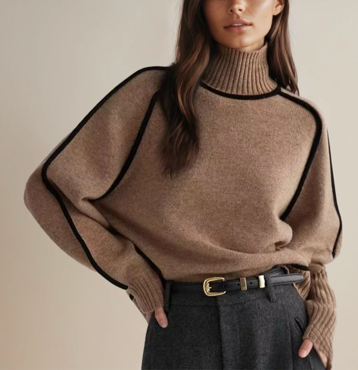 Céline™ | Pull Col Roulé Essentiel