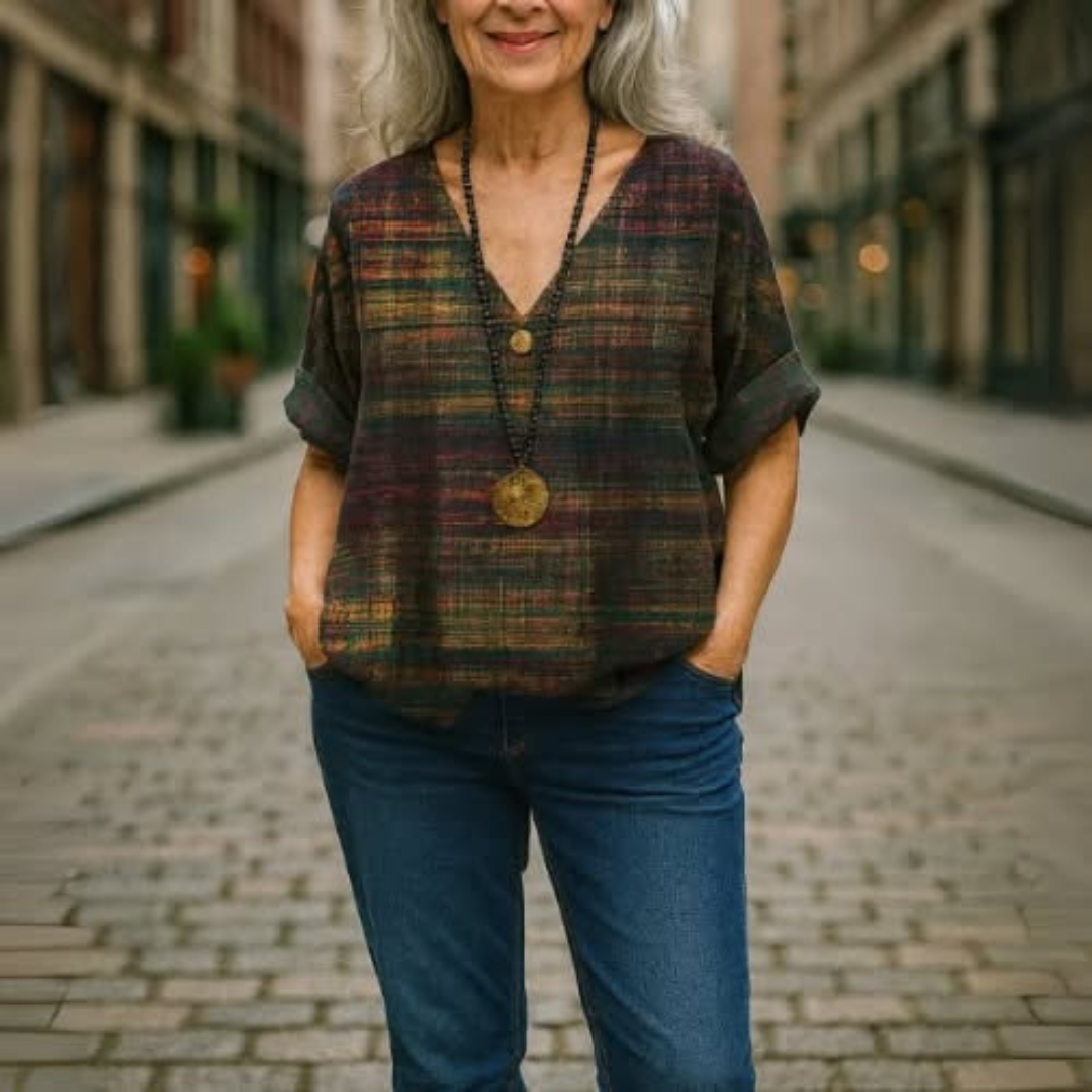 Kristina™ | Blouse colorée