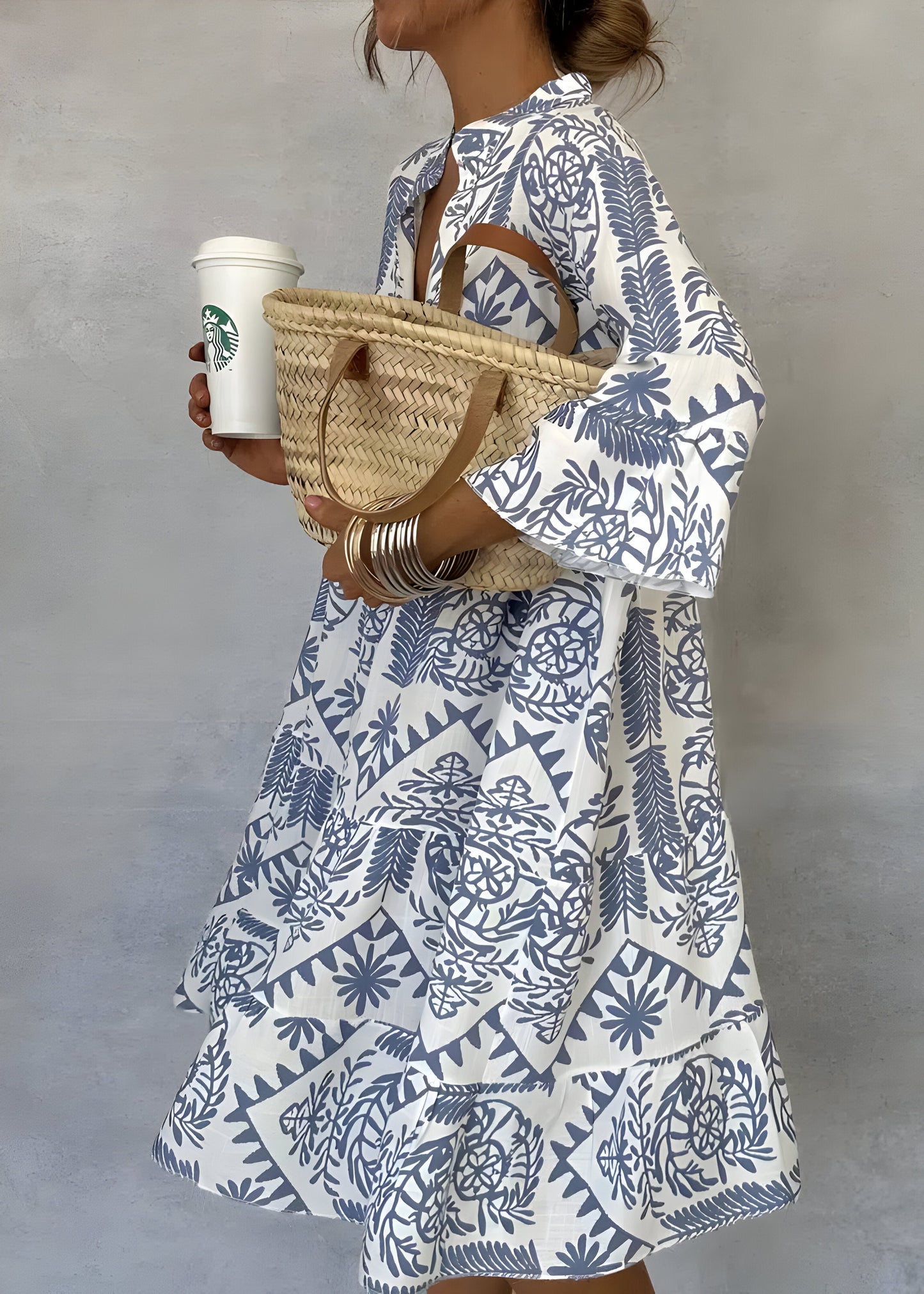 Idalina™ | Robe à Imprimé Tendance