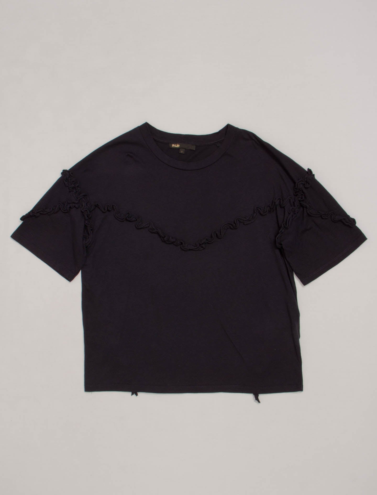 Tee-Shirt Avec Détail Volanté - Taille M/38