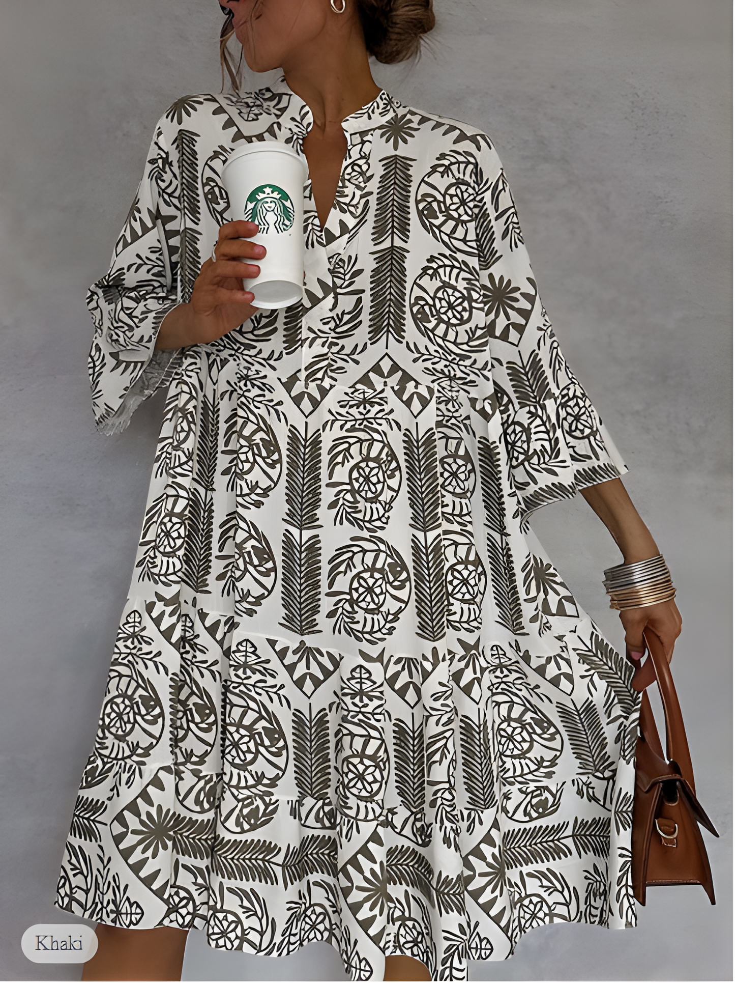 Idalina™ | Robe à Imprimé Tendance