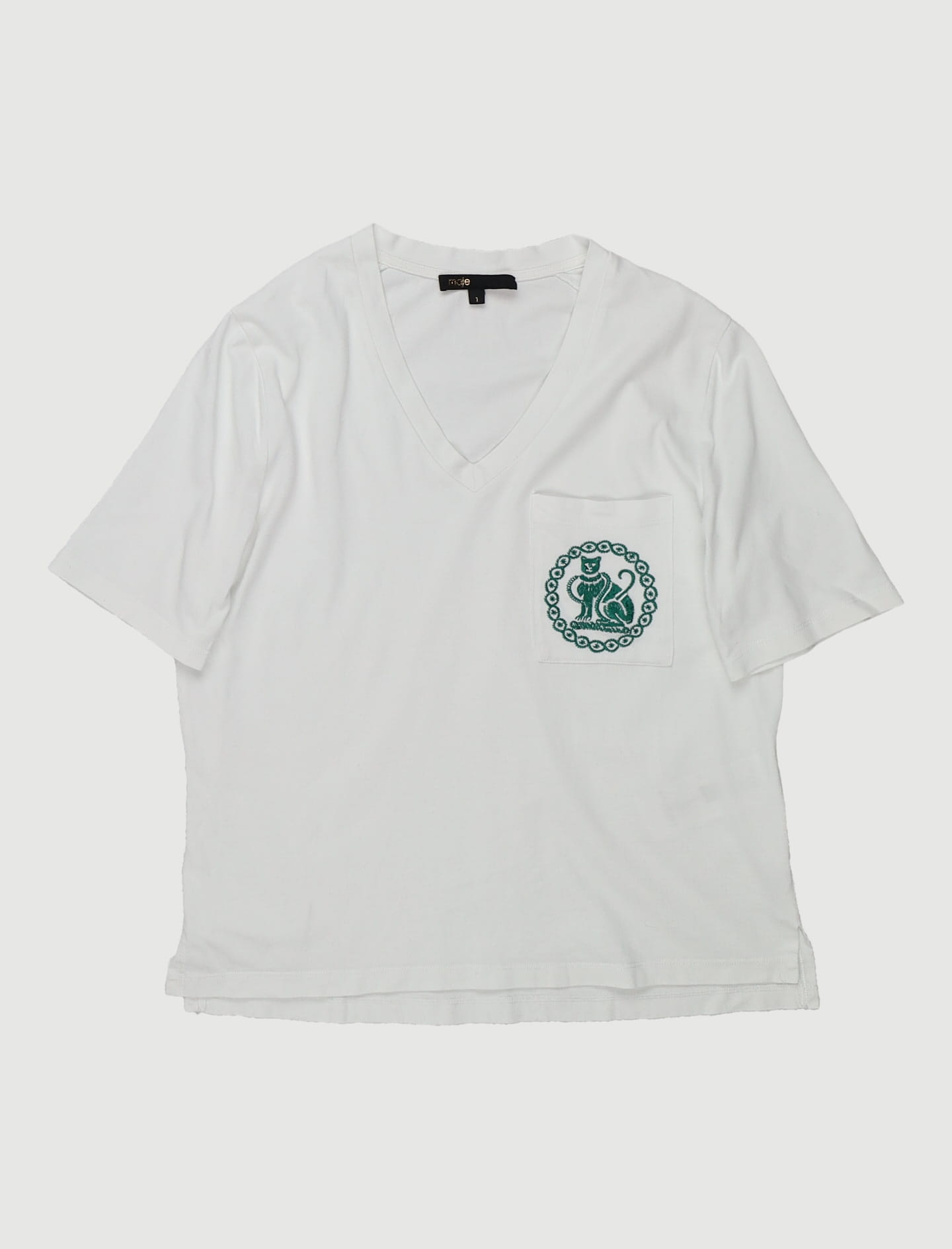 Tee-Shirt En Coton Avec Broderie - Taille S/36