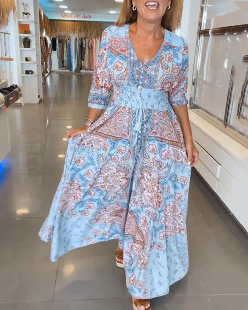 Louna™ | Robe à décolleté et V