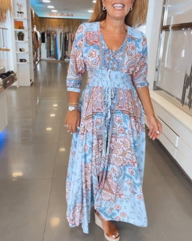 Louna™ | Robe à décolleté et V