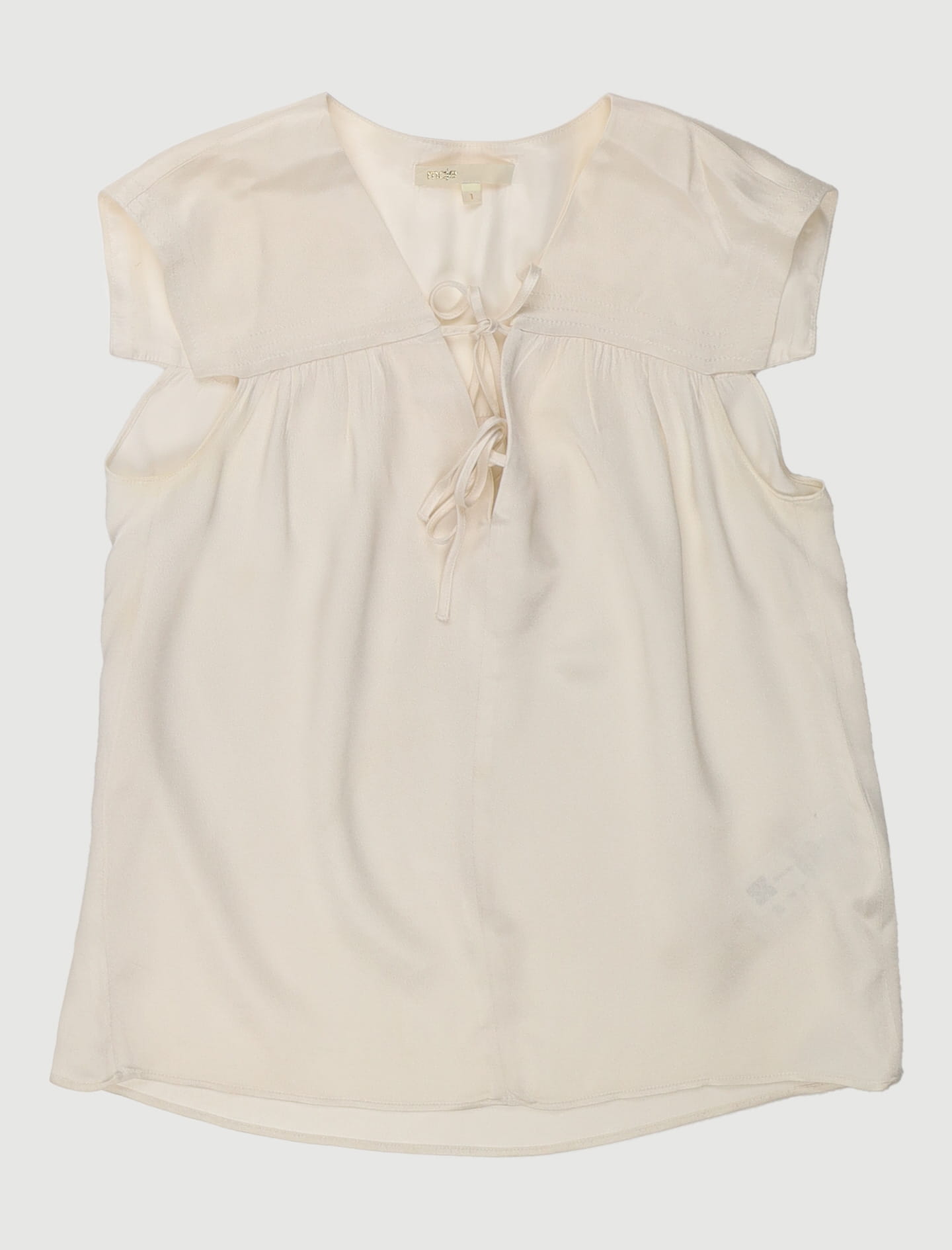 Top En Satin À Col Marin - Taille S/36