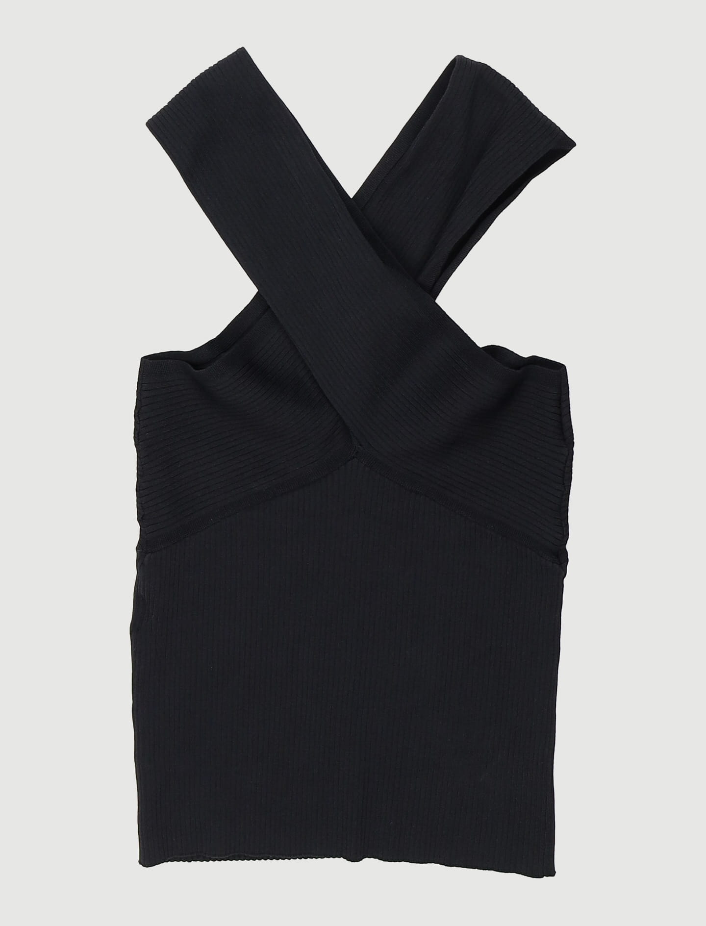 Top Sans Manches En Maille Côtelée - Taille L/40