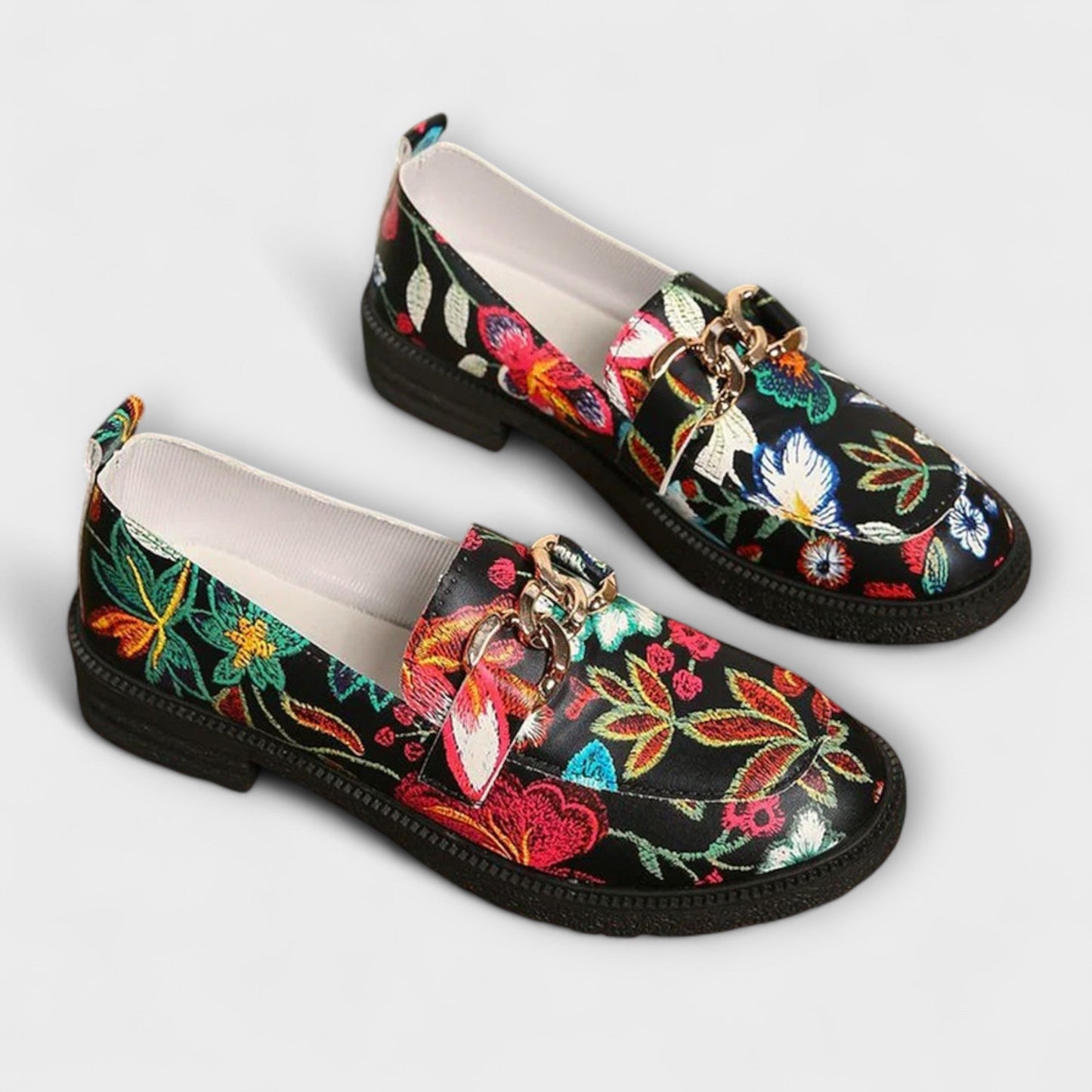 Noelia™ | Mocassins multicolores à motif floral