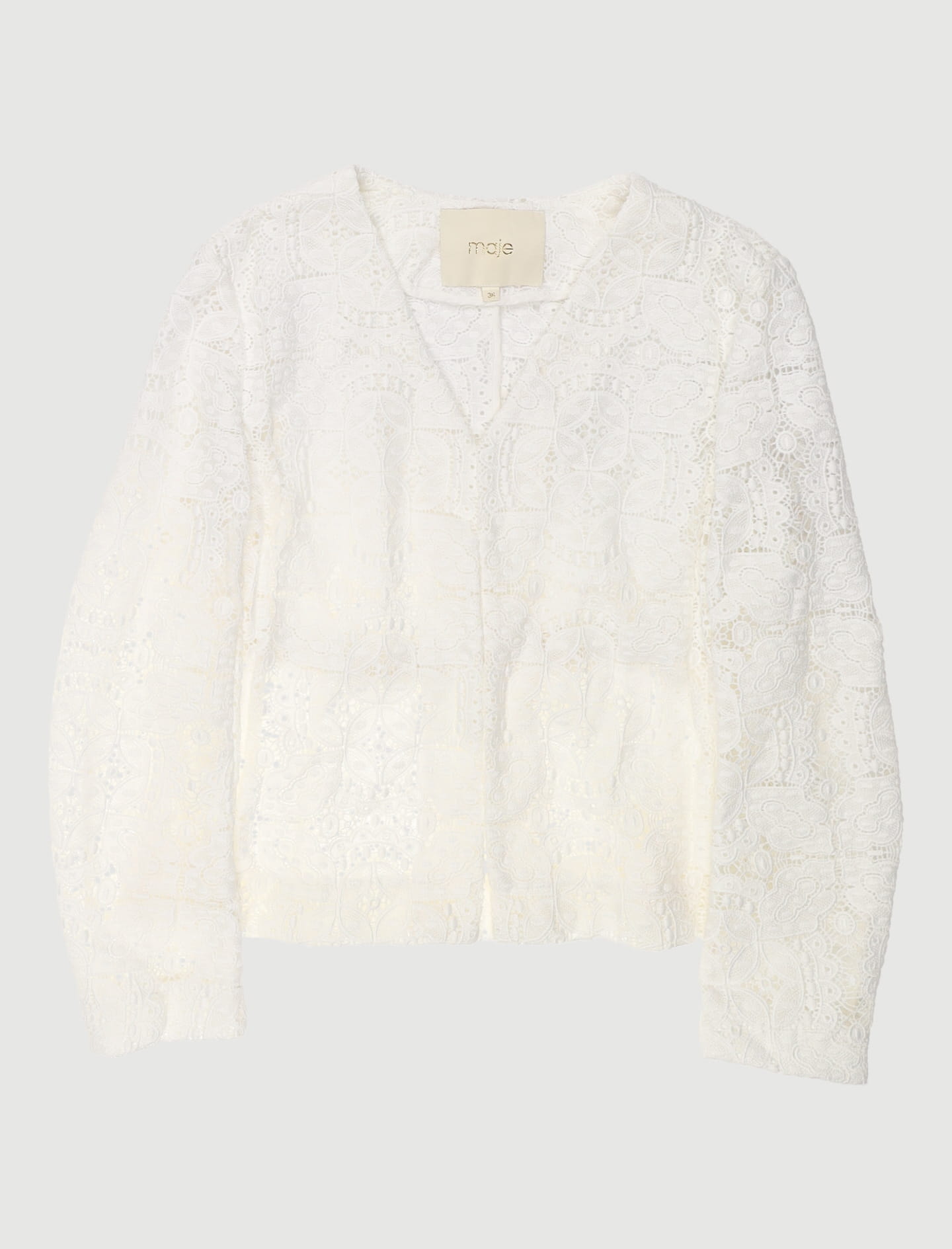 Veste Courte En Guipure De Dentelle - Taille S/36